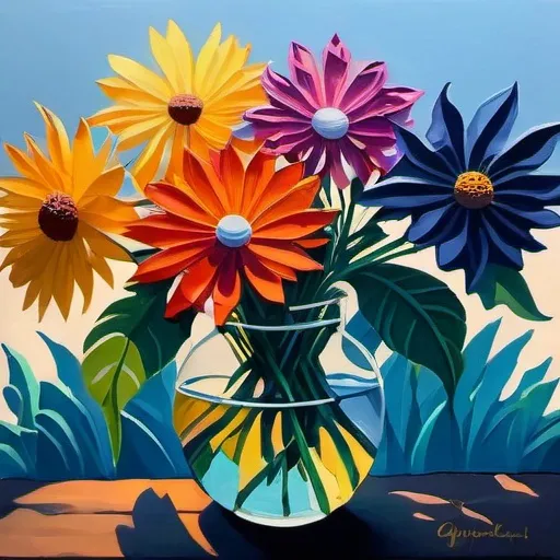 Prompt: Vibrant oil painting of a lush garden, rich and varied colors, thick brushstrokes, high quality, impressionist, lively and dynamic composition, floral abundance, detailed petals and leaves, professional, warm lighting, oil painting, colorful, vibrant, floral abundance, thick brushstrokes, dynamic composition, high quality