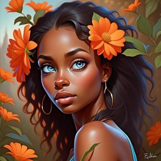 Prompt: <mymodel>Beautiful orange flower