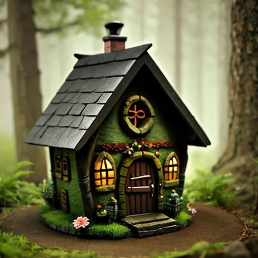 Prompt: fairy houses 
