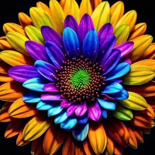 Prompt: Beautiful, colorful flower