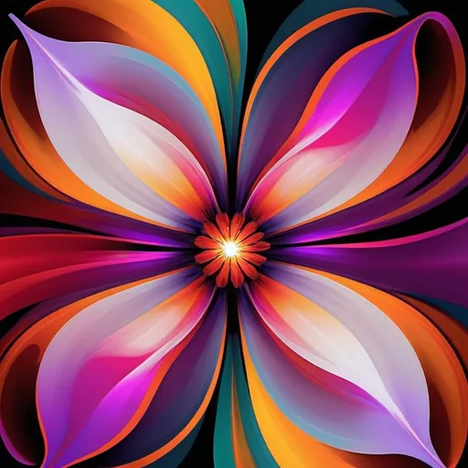 Prompt: Vibrant abstract digital artwork of flowers, dazzling colors, dynamic composition, high energy, modern digital art, vibrant, abstract, digital, high energy, dynamic composition, best quality, colorful, vivid tones, professional lighting