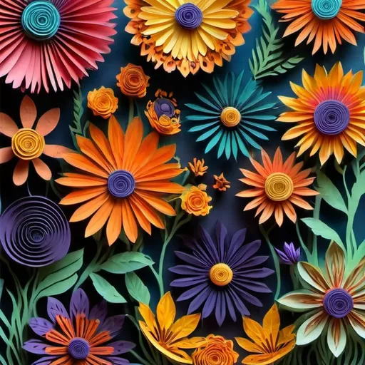 Prompt: Vibrant, colorful, beautiful, flowers, Mandela, happy, 