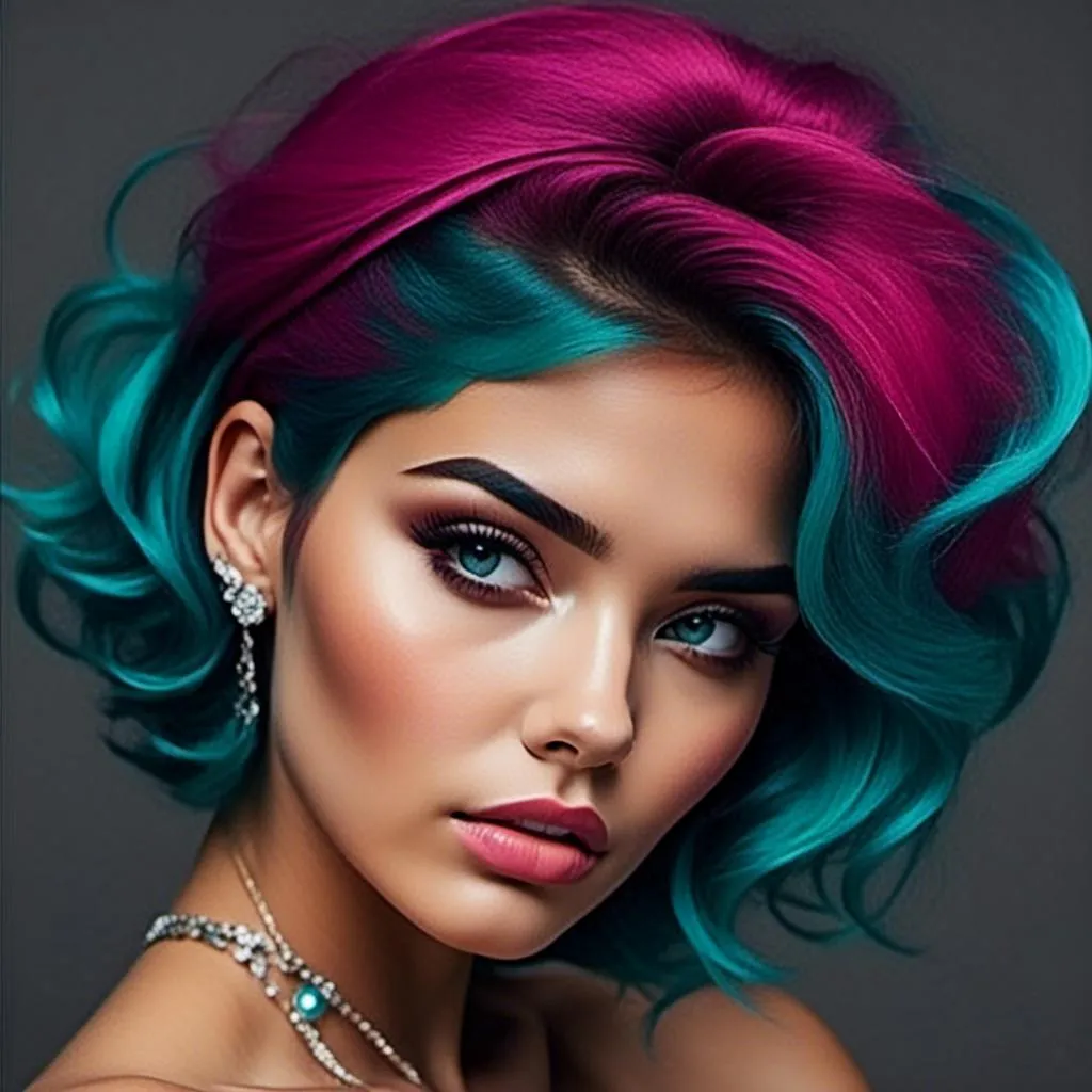 Prompt: magenta and teal accentated <mymodel>