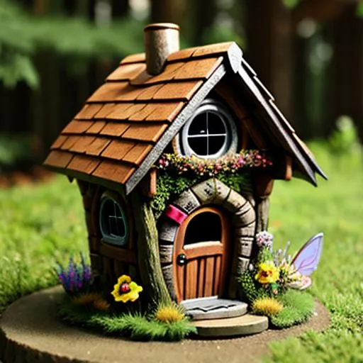 Prompt: fairy houses 
