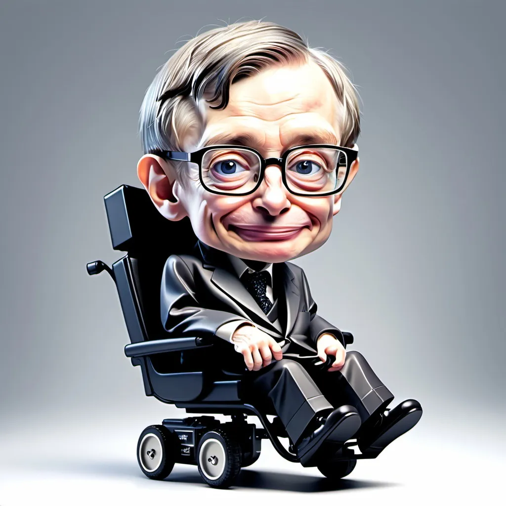 Prompt: Chibi Stephen Hawking