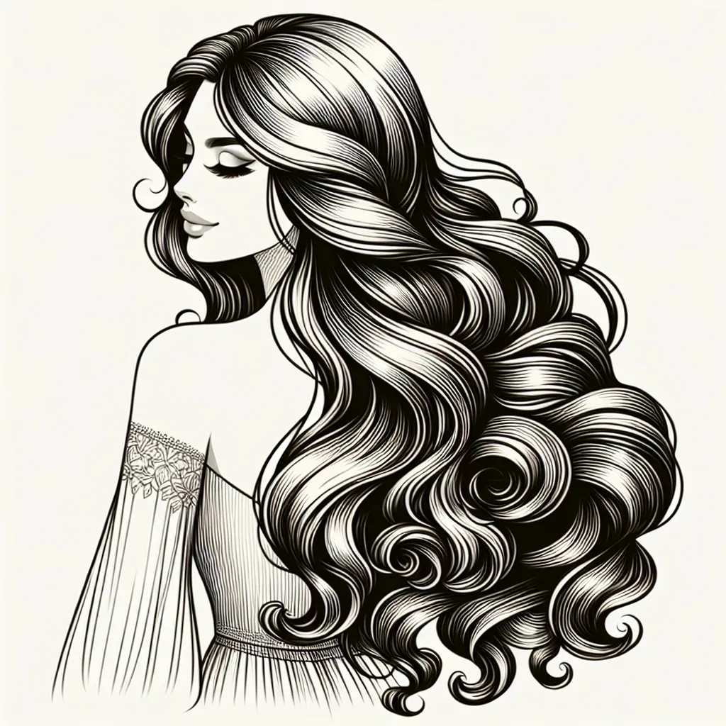 Prompt: <mymodel> beautiful, elegant lady with long beauriful volumious hair