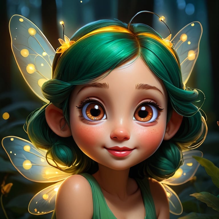 Prompt: firefly fairy