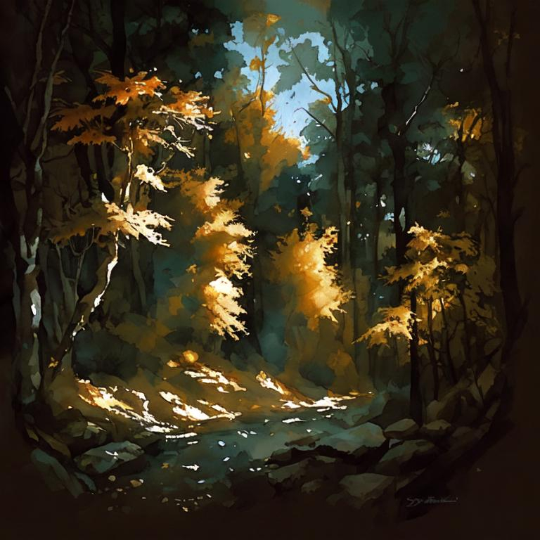 woodland scene