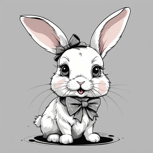 Prompt: A cute bunny