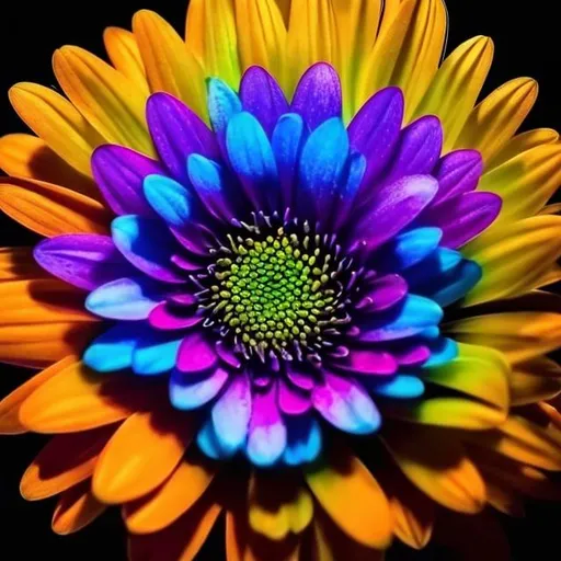 Prompt: Beautiful, colorful flower