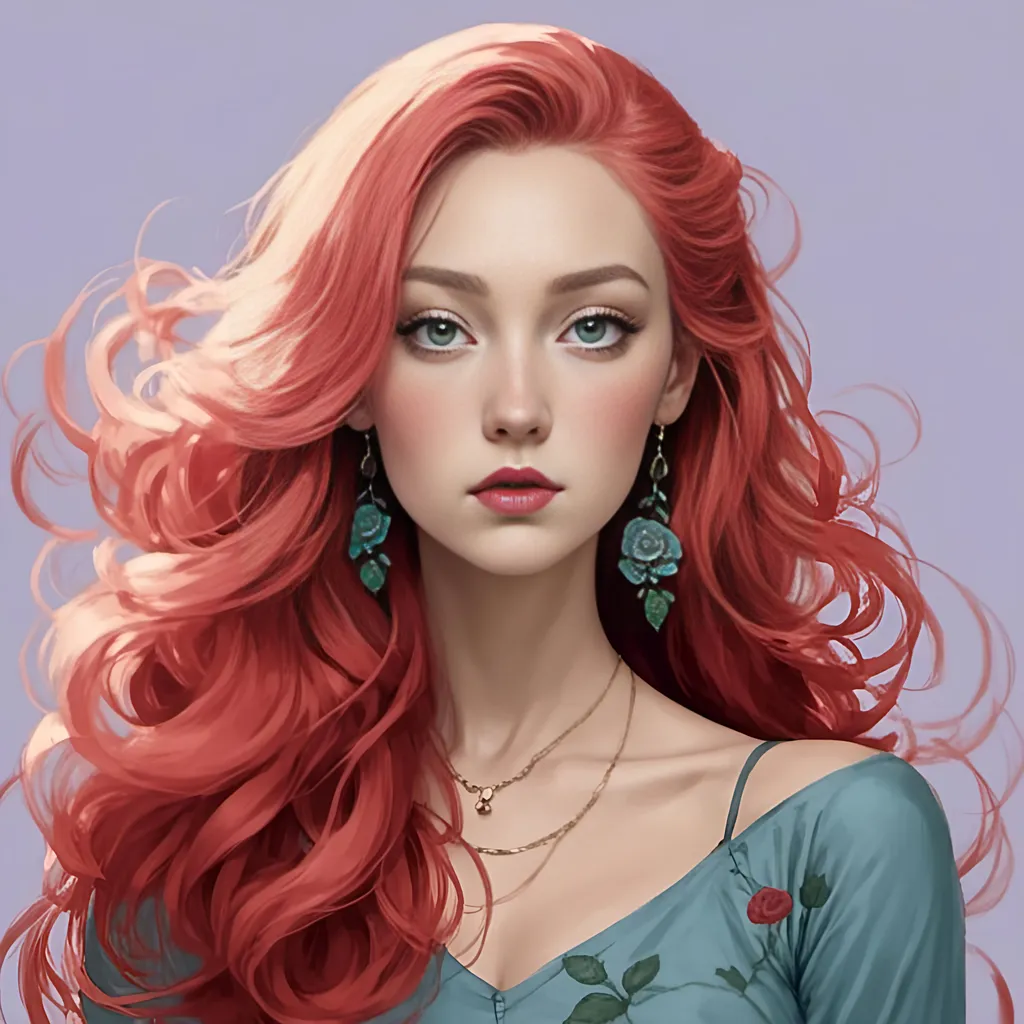 Prompt: A woman inspired by a perfect red rose<mymodel>