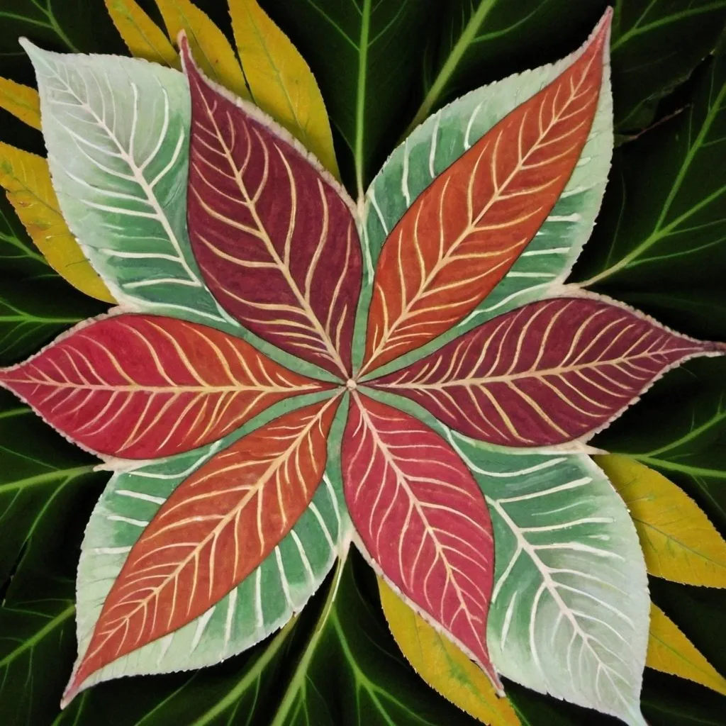 Leaf mandala