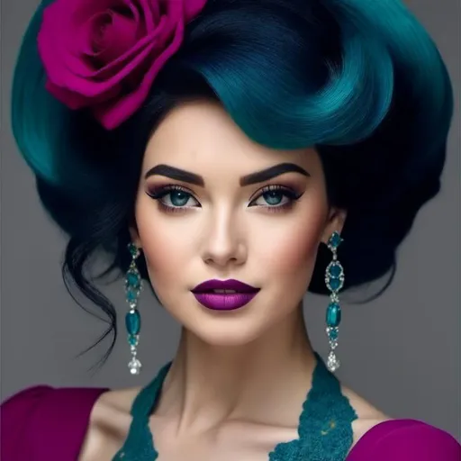 Prompt: magenta and teal accentated <mymodel>