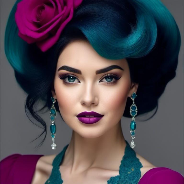 Prompt: magenta and teal accentated <mymodel>