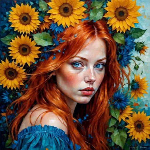 Prompt: <mymodel>Fairy princess of sunflowers