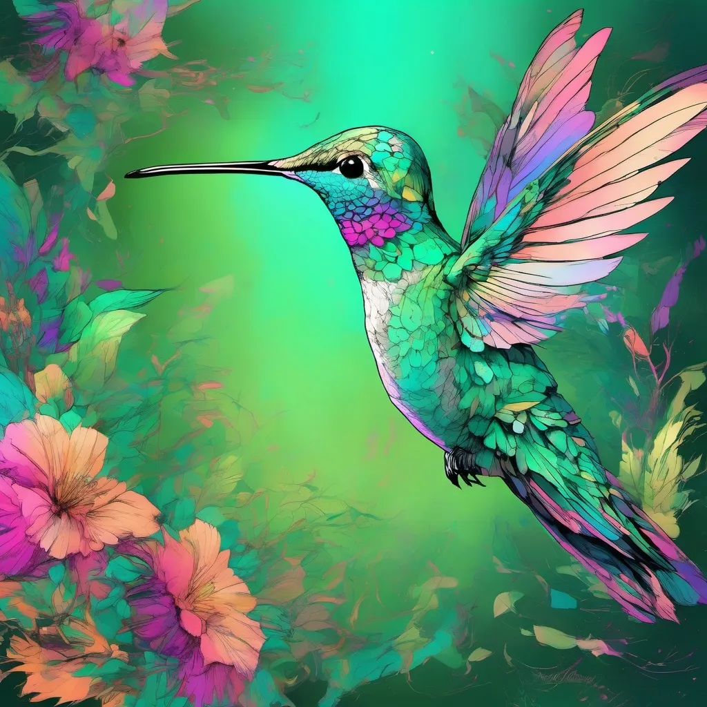 Prompt: hummingbird turquoise