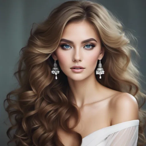 Prompt: <mymodel> beautiful, elegant lady with long beauriful volumious hair and pretty makeup.