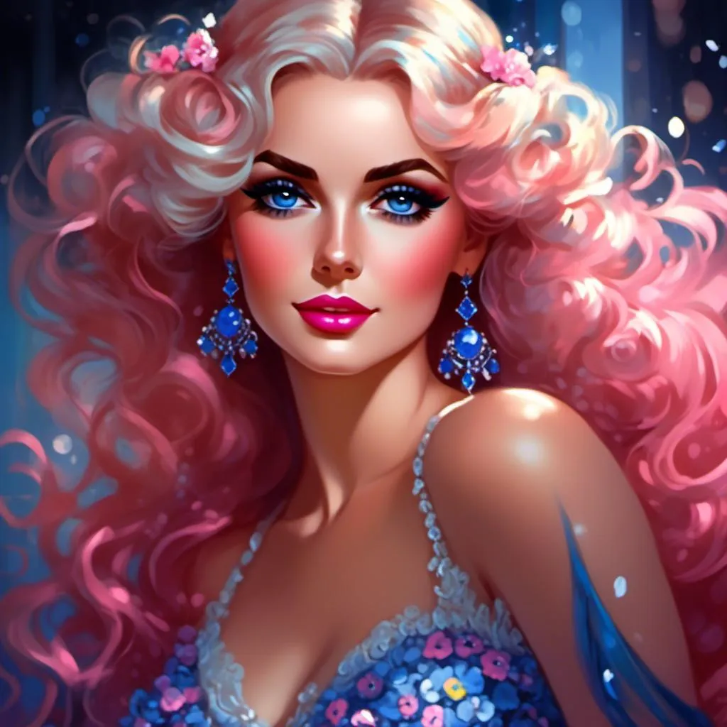 Prompt: <mymodel>(masterpiece), (best quality), (ultra-detailed), Beautiful frosting goddess, goddess of cake, bright pink frosting hair, pink features, wearing a detailed dress with sprinkles, by Tim burton, Highly Detailed, Digital Painting, hyper detailed eyes, Elegant, Portrait, Beautiful, Colourful, Artgerm, Alphonse Mucha, Ilya Kuvshinov, Watercolor, Ink Painting, Liminal Space, ilya kuvshinov, beautiful watercolor painting, realistic, detailed, painting by olga shvartsur, svetlana novikova, fine art, soft watercolor, (detailed background:1.3), Cinematic Lighting, ethereal light, intricate details, extremely detailed, incredible details, full colored, octane render, amazing detail, color grading, (glowing haze)++(soft glow)+ digital art render,