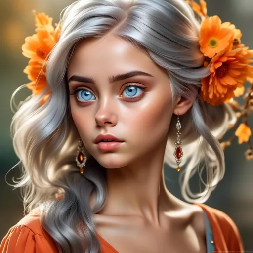 Prompt: <mymodel>digital painting, dramatic colourful makeup, high fashion, intense gaze, realistic portrayal, vibrant colors, detailed features, highres, professional, dramatic, realistic, digital painting, intense gaze, vibrant colors, detailed features, high fashion, glamorous lighting