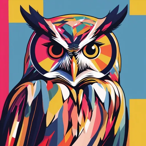 Prompt: Abstract owl
