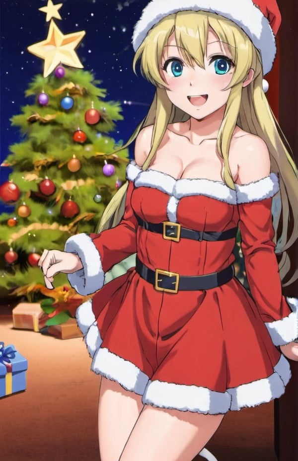 Prompt: merry christmas anime