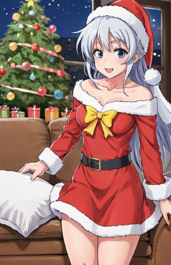 Prompt: merry christmas anime