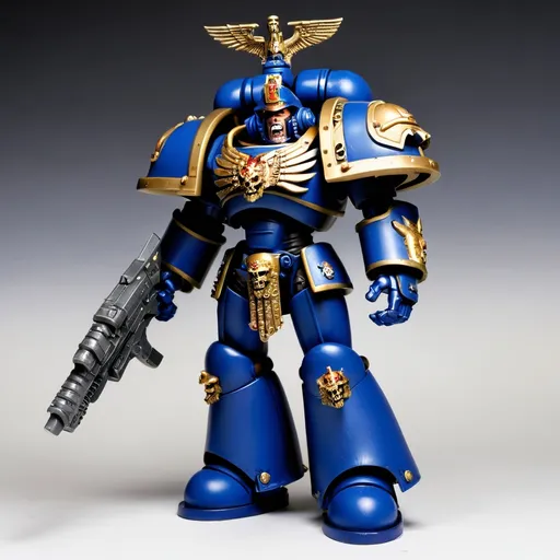 Prompt: Lord Calger of the ultra marines