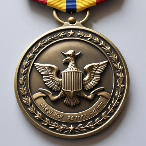 Prompt: A medal for an admin