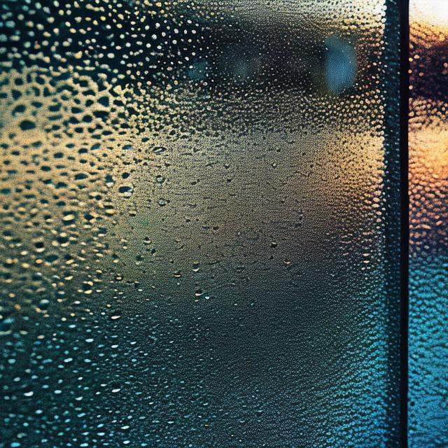 Prompt: Water droplets on a window ultra-realistic