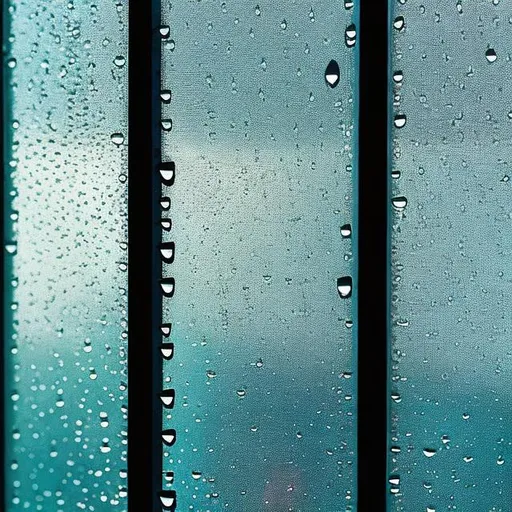 Prompt: Water droplets on a window ultra-realistic