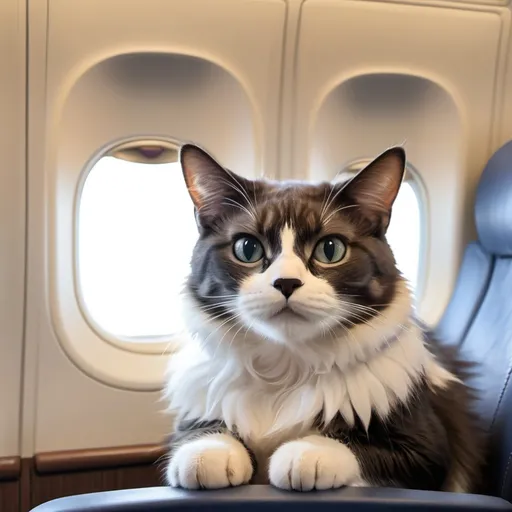 Prompt: air plane cat