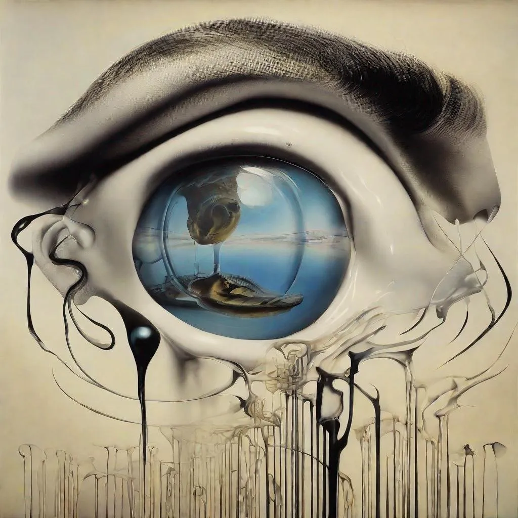 Prompt: Salvador Dalí style vision, surrealist, dreamlike, precise, melting