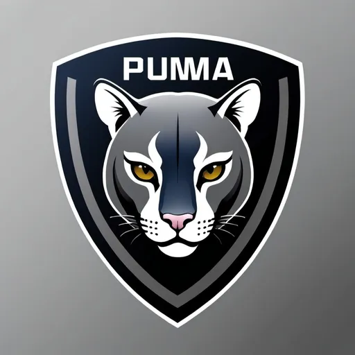 Prompt: Can you make me a logo for a special police team with the name PUMA (PRECISION UNIT FOR MOBILE ASSAULT) with the meaning of a nimble team for city crime. 