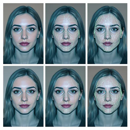 Prompt: create 5 images of female faces that look real with GPS DATA in the properties