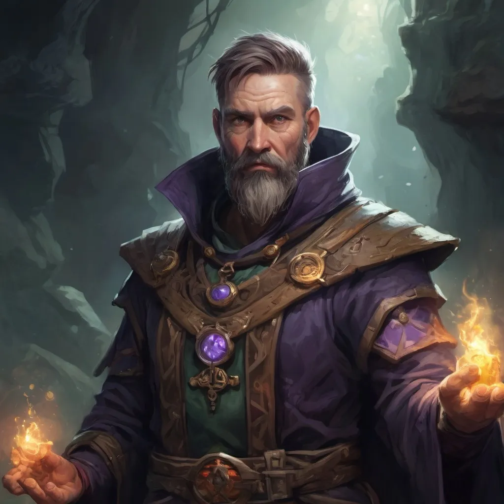 Prompt: Male stocky large mature finnish arcane-druid with short-cut hair and beard, exploring a dark astral magical dungeon in combat, pathfinder, d&d setting, enhanced shadow quality, colorful