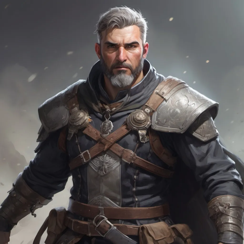 Prompt: Male stocky heavy-set mature illutionist with short-cut hair and beard, on a battlefield, in combat, casting a white-spell, pathfinder, d&d setting, in a realistic high quality digital art style, enhanced shadow quality, colorful