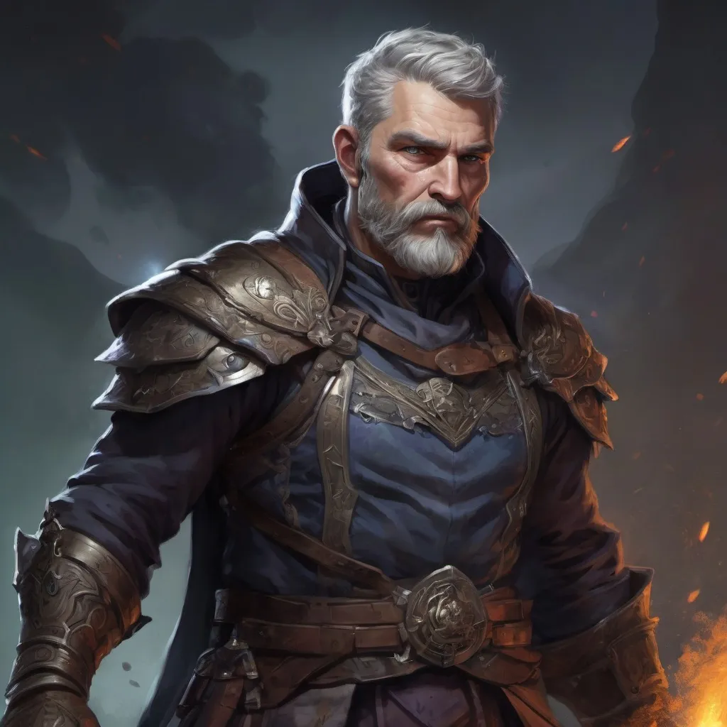 Prompt: Male stocky large mature Dutch battle-mage with short-cut hair and beard, exploring a dark astral battlefield, pathfinder, d&d setting, in a realistic high quality digital art style, enhanced shadow quality, colorful