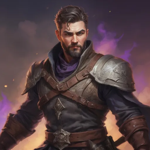 Prompt: Male stocky heavy-set mature earth-mage with short-cut hair and beard, on a battlefield, in combat, casting a spell, pathfinder, d&d setting, in a realistic high quality digital art style, enhanced shadow quality, colorful