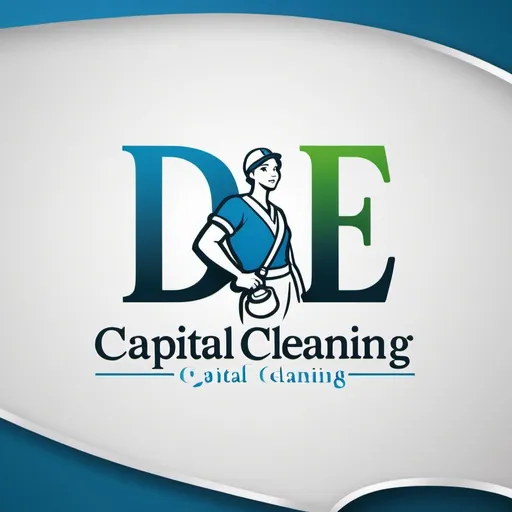 Prompt: Logo for a cleaning company in called “D&E capital cleaning”
