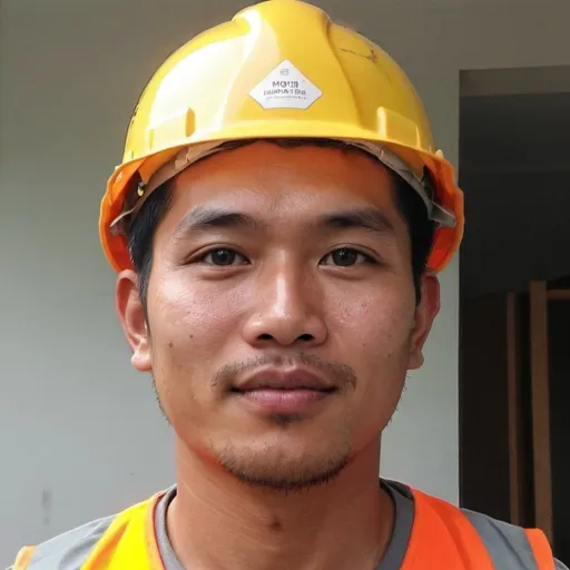 Prompt: construction worker in Singapore, Myanmar nationality, 30 years old, male
