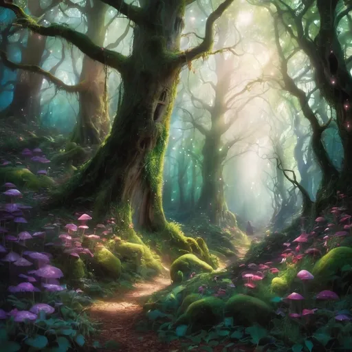 Prompt: enchanted Forrest 
