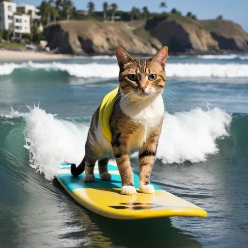 Prompt: Cat as a surfer


