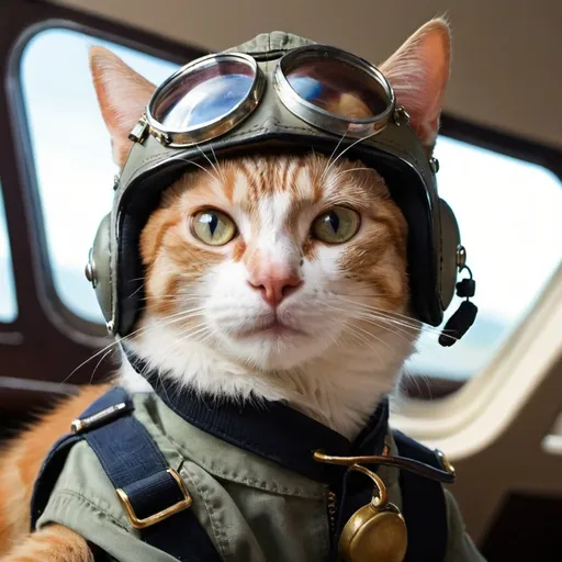 Prompt: Cat as a pilot

