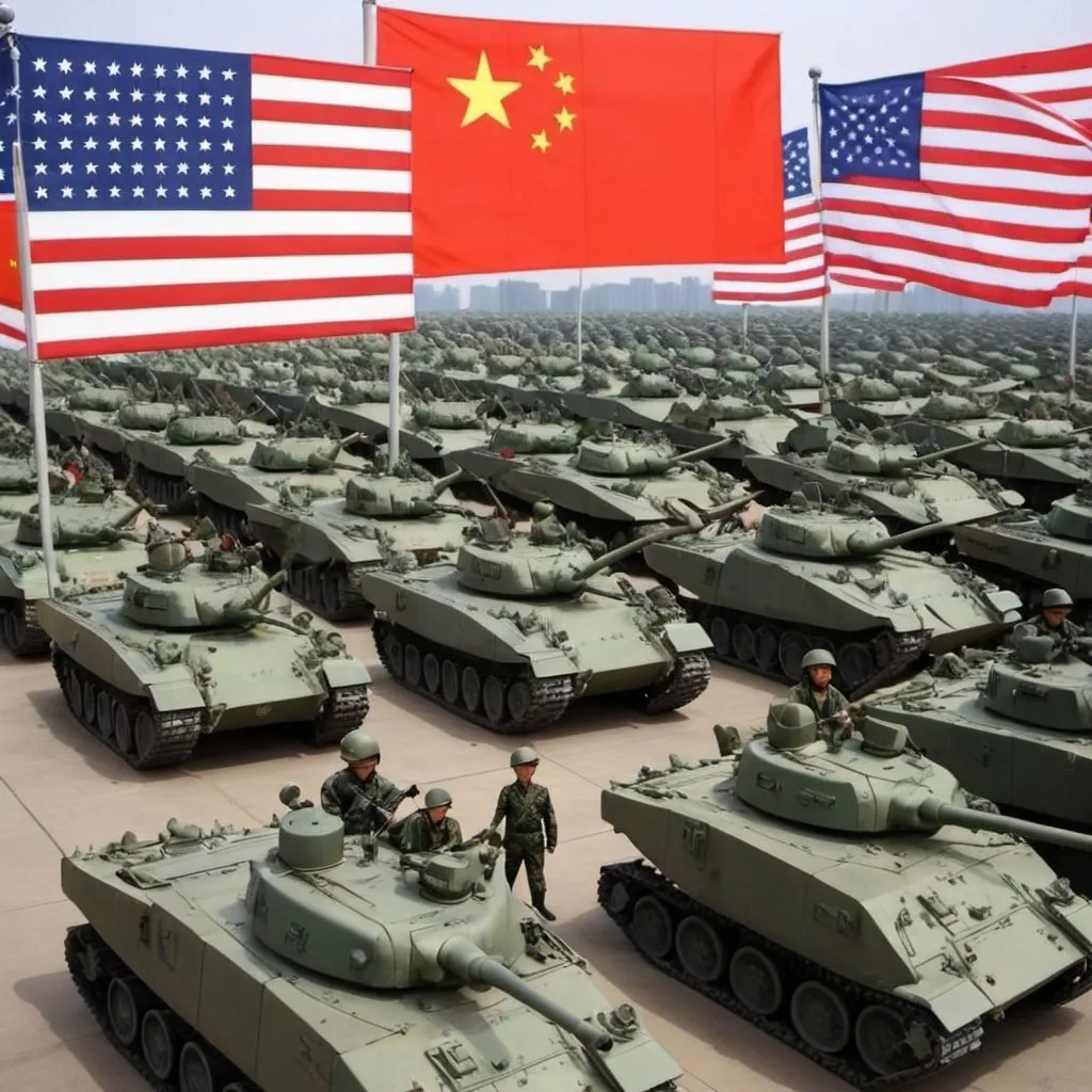 Prompt: China invade America