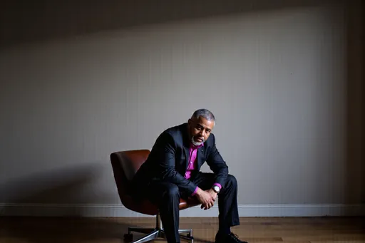 Prompt: @YIqJZ6N8rlzUrozV8tue  is in a chair , Leaning Forward, Elbows On Knees