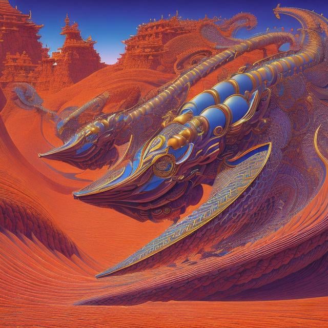 Prompt: Jean Giraud, Masamune Shirow, Surreal, mysterious, bizarre, fantastic, fantasy, Sci-fi, Japanese anime, sea, girl perfect voluminous body, dragon, empire of fantasy, art and science, mannerism, Prague, painter, sculptor, poet, astronomer, mathematician, magician, void and wonder, unknown knowledge, detailed masterpiece 