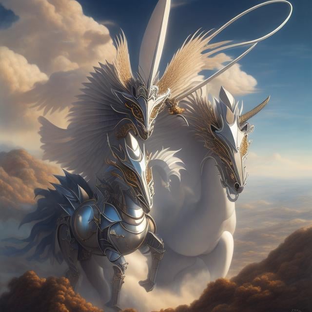 Prompt: Leonora Carrington, Masakazu Katsura, Surreal, mysterious, strange, fantastical, fantasy, Sci-fi, Japanese anime, beautiful girl steel knight and dragon, perfect voluminous body, detailed masterpiece cinematic lighting bird’s eye views perspectives angles dynamic action 