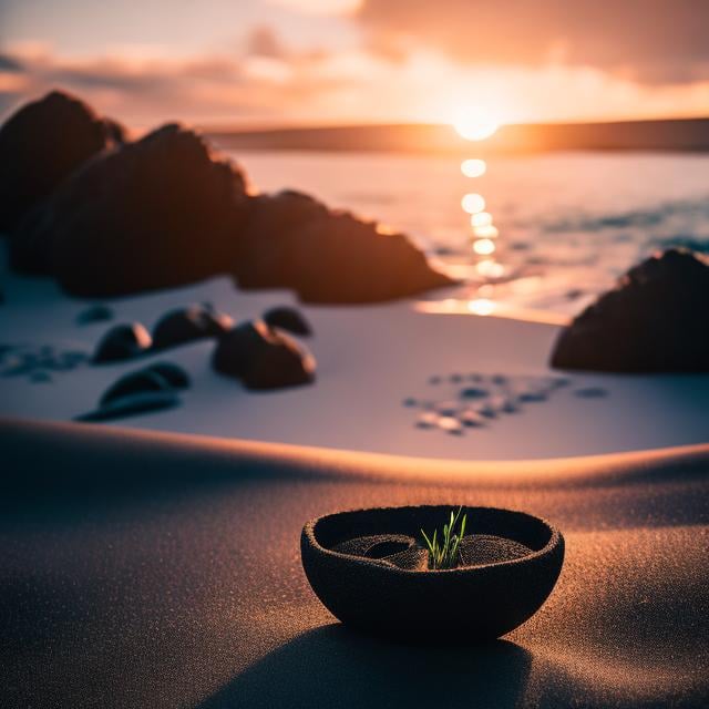 Prompt: Adrienne Segur, Barbara Cooney, Koloman moser, Japanese anime, unravel three hanks bowls of black sand, pulled in by those hands you meet your end, detailed, high resolution definition quality masterpiece, depth of field, sharp focus, cinematic lighting 