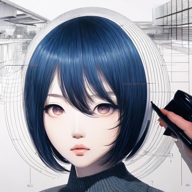 Prompt: Inio Asano, Horacio Altuna, Surreal, mysterious, strange, fantastic, fantasy, Sci-fi, Japanese anime, construction of an artificial cave, architectural drawing, blueprint, cross section, perspective, perspective, futurism, miniskirt beautiful girl, perfect voluminous body, detailed masterpiece colour hand drawings