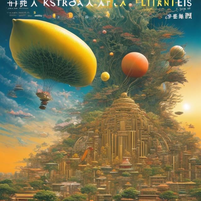 Prompt: Katsuhiro Otomo, Tim Burton,   Japanese anime, surreal, mysterious, strange, bizarre, fantasy, Sci-fi fantastic, Tomorrow of the Descendants of Eve, Tokyo Future Plan, a day of lemon green, spaghetti voices, and dynamite dribble, detailed, masterpiece 